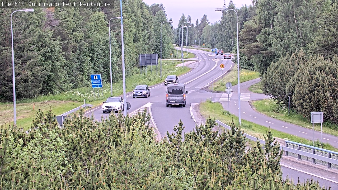 Kelikamerat Kuva Tie 816 Oulunsalo, Lentokentäntie, Oulu, Pohjois-Pohjanmaa