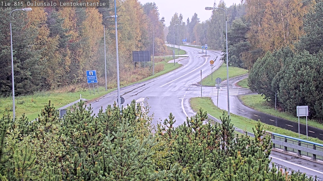 Kelikamerat Kuva Tie 816 Oulunsalo, Lentokentäntie, Oulu, Pohjois-Pohjanmaa