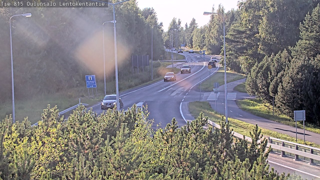 Kelikamerat Kuva Tie 816 Oulunsalo, Lentokentäntie, Oulu, Pohjois-Pohjanmaa