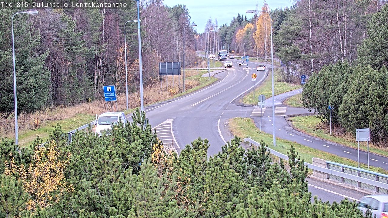 Kelikamerat Kuva Tie 816 Oulunsalo, Lentokentäntie, Oulu, Pohjois-Pohjanmaa