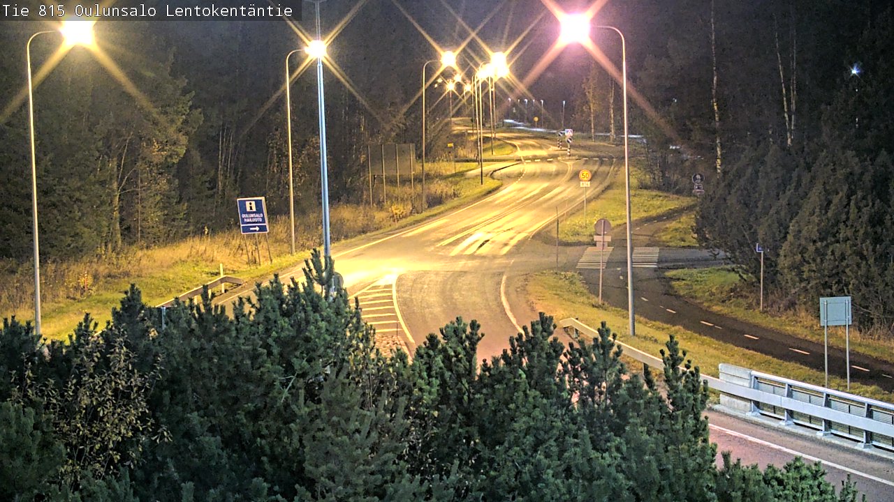 Kelikamerat Kuva Tie 816 Oulunsalo, Lentokentäntie, Oulu, Pohjois-Pohjanmaa