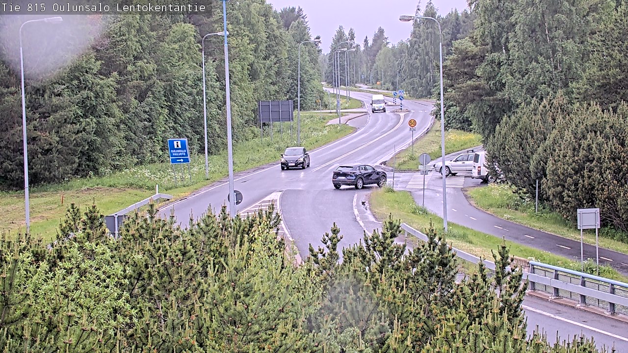 Kelikamerat Kuva Tie 816 Oulunsalo, Lentokentäntie, Oulu, Pohjois-Pohjanmaa