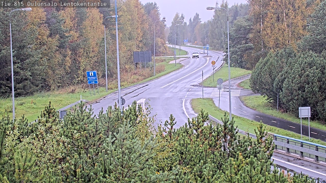 Kelikamerat Kuva Tie 816 Oulunsalo, Lentokentäntie, Oulu, Pohjois-Pohjanmaa