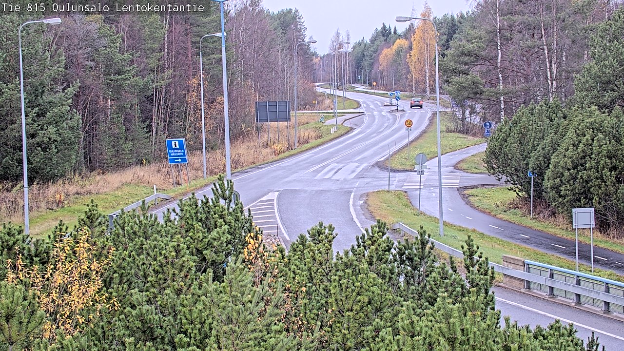 Weather Camera Image Road 816 Oulunsalo, Lentokentäntie, Oulu, Pohjois-Pohjanmaa