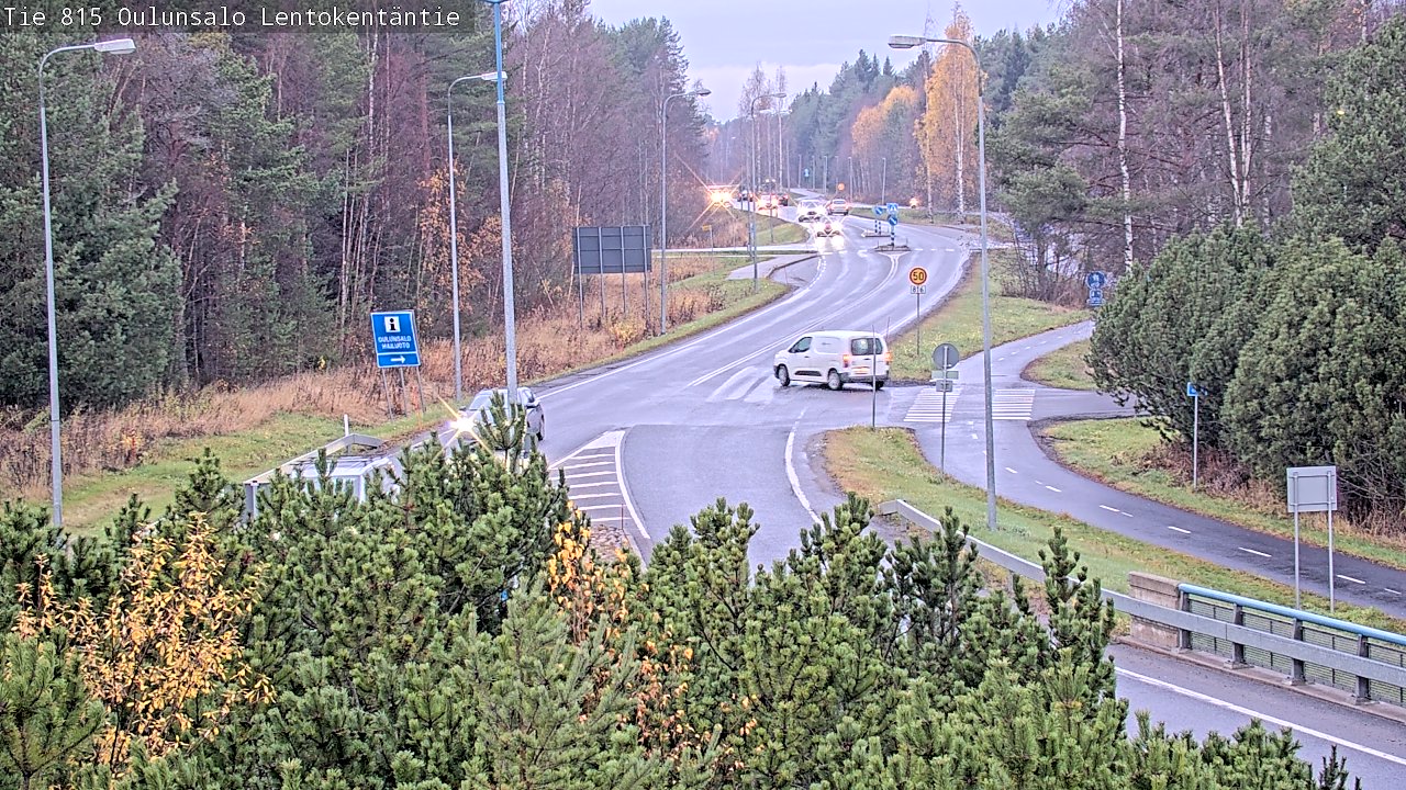 Kelikamerat Kuva Tie 816 Oulunsalo, Lentokentäntie, Oulu, Pohjois-Pohjanmaa