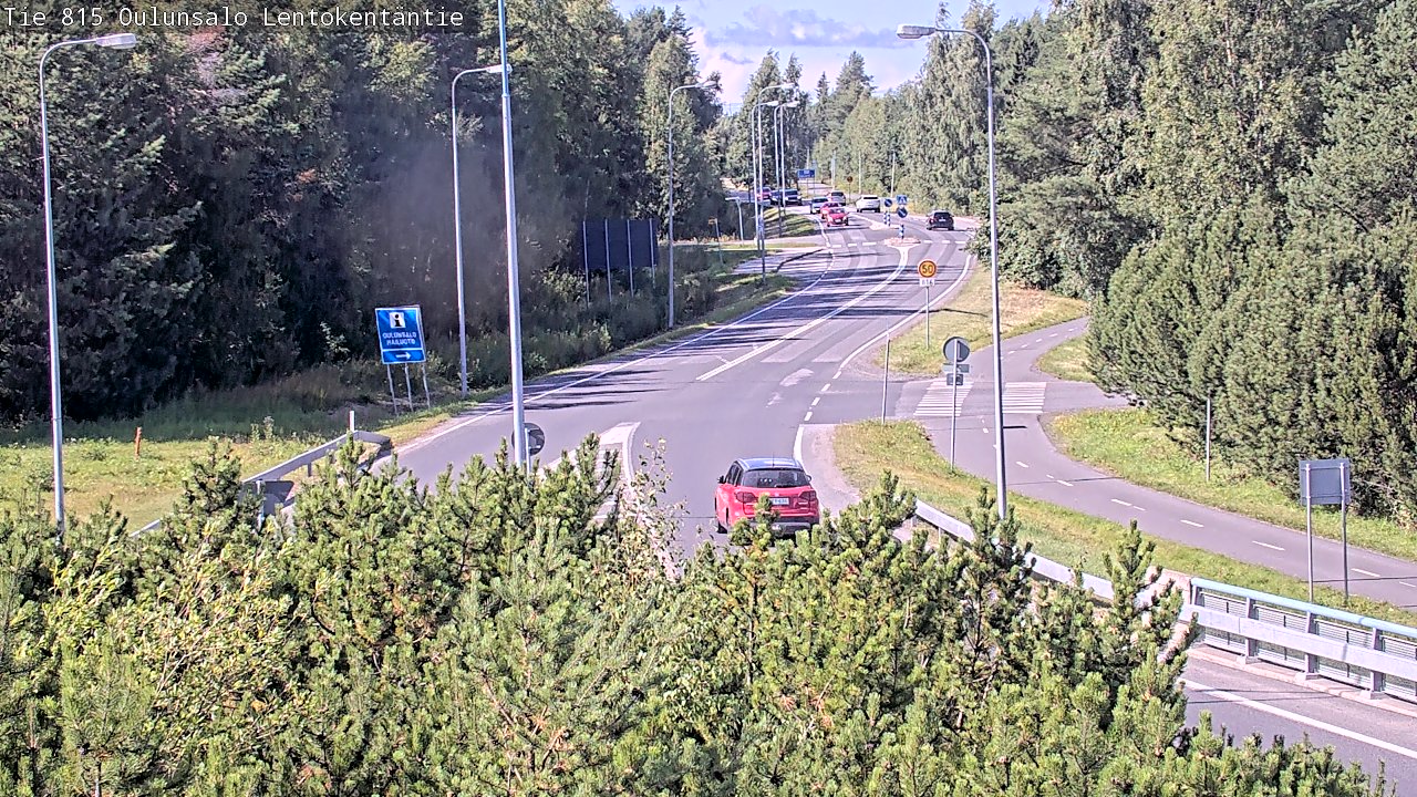 Kelikamerat Kuva Tie 816 Oulunsalo, Lentokentäntie, Oulu, Pohjois-Pohjanmaa