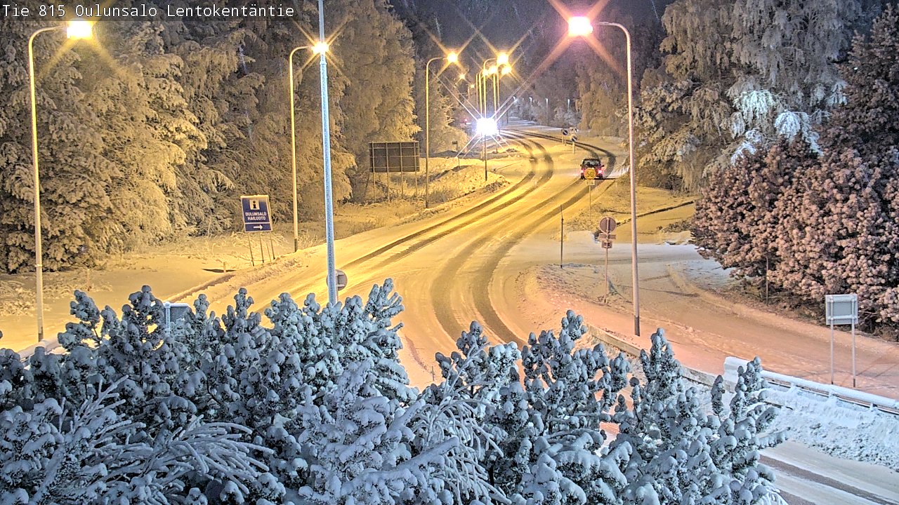 Weather Camera Image Road 816 Oulunsalo, Lentokentäntie, Oulu, Pohjois-Pohjanmaa