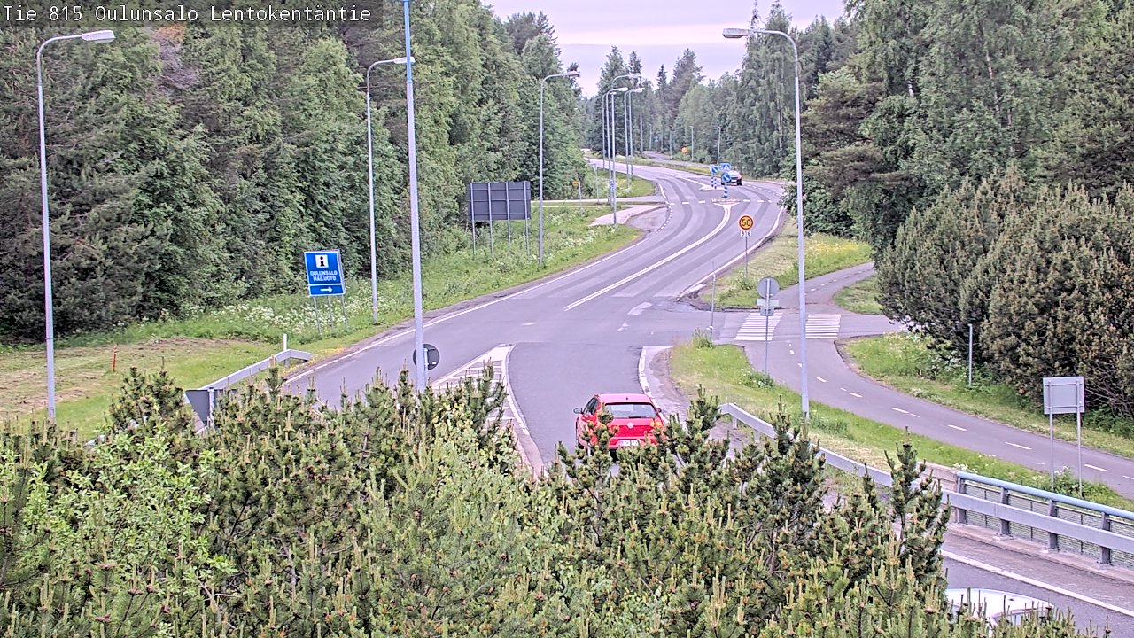 Kelikamerat Kuva Tie 816 Oulunsalo, Lentokentäntie, Oulu, Pohjois-Pohjanmaa