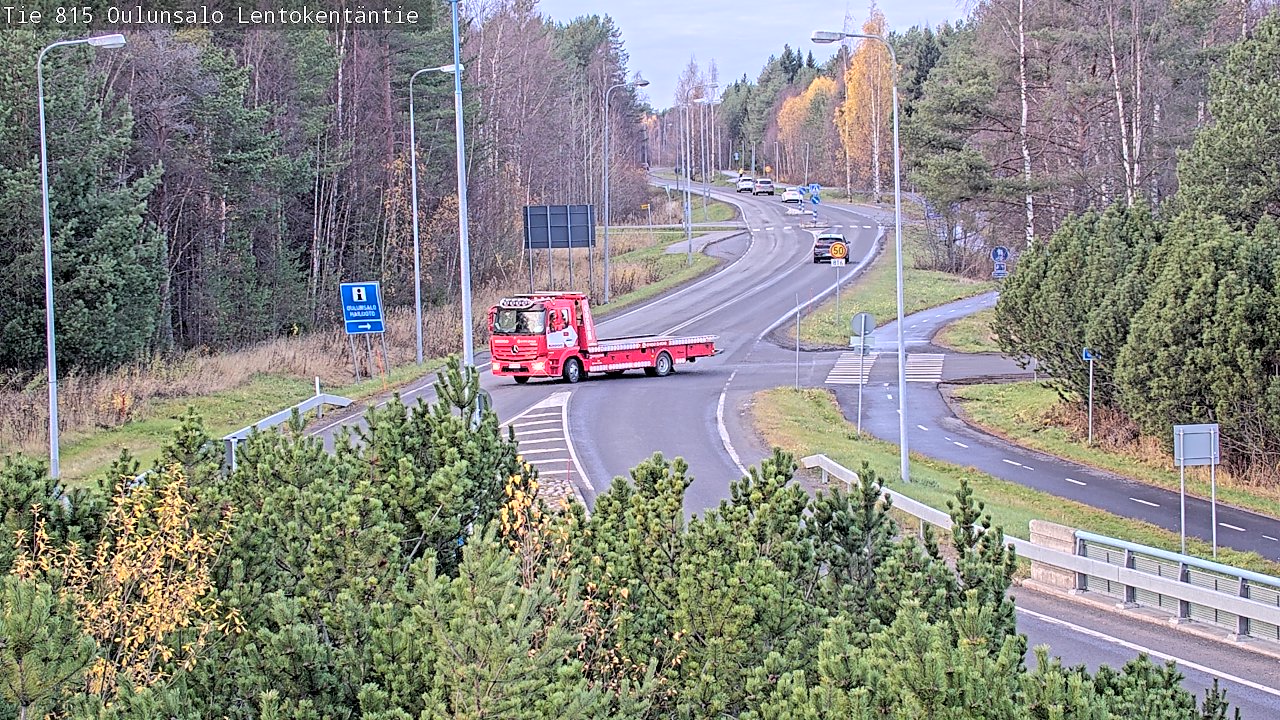 Kelikamerat Kuva Tie 816 Oulunsalo, Lentokentäntie, Oulu, Pohjois-Pohjanmaa