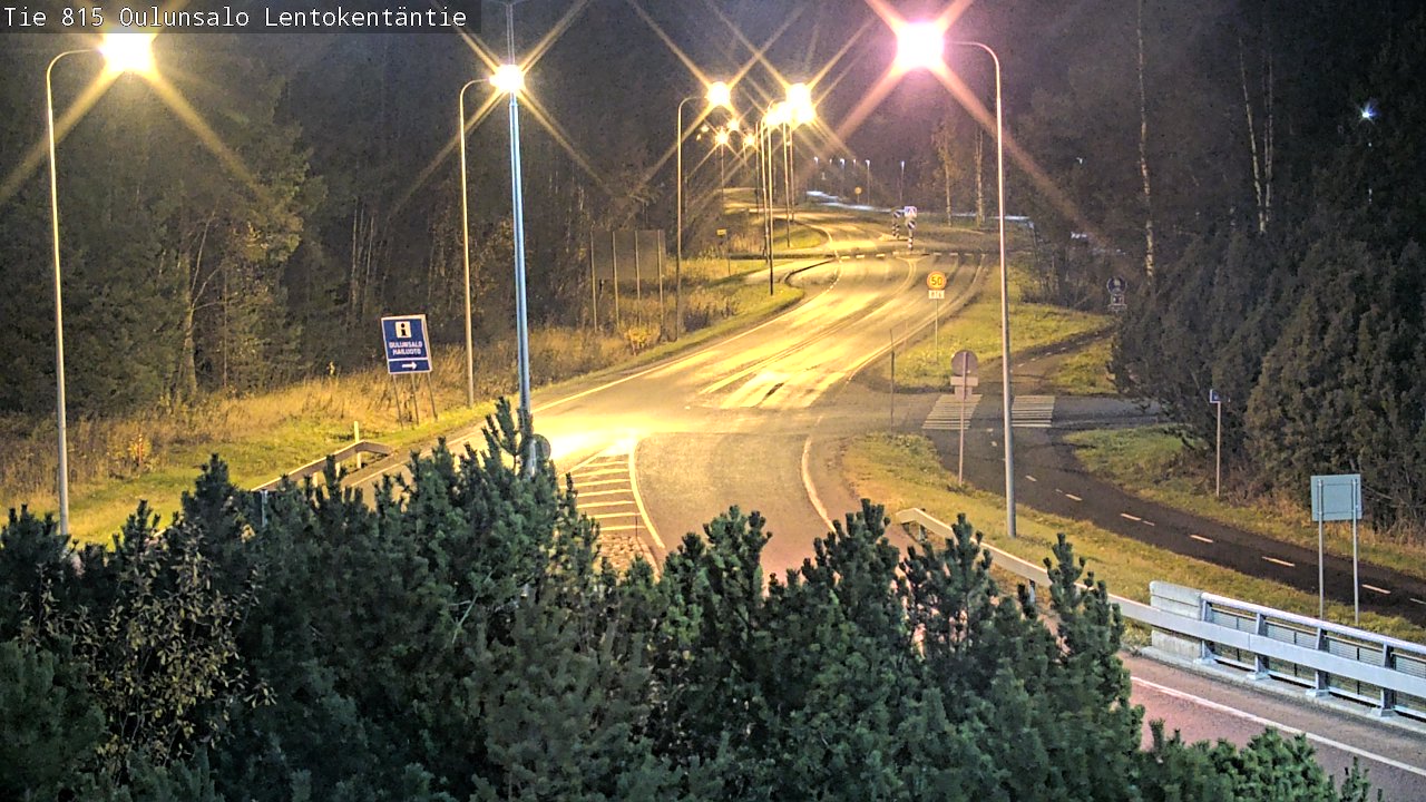 Kelikamerat Kuva Tie 816 Oulunsalo, Lentokentäntie, Oulu, Pohjois-Pohjanmaa