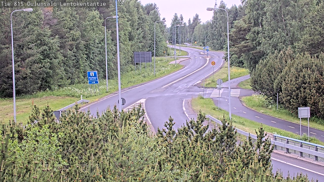 Kelikamerat Kuva Tie 816 Oulunsalo, Lentokentäntie, Oulu, Pohjois-Pohjanmaa