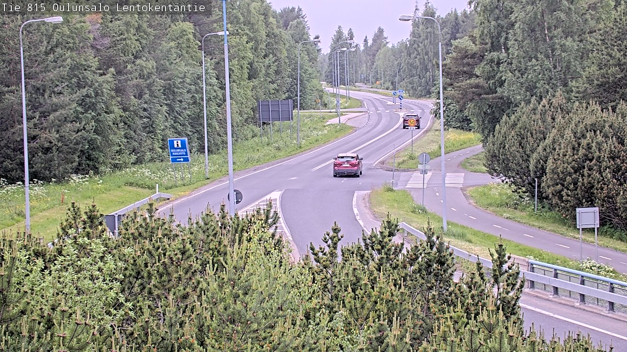 Kelikamerat Kuva Tie 816 Oulunsalo, Lentokentäntie, Oulu, Pohjois-Pohjanmaa
