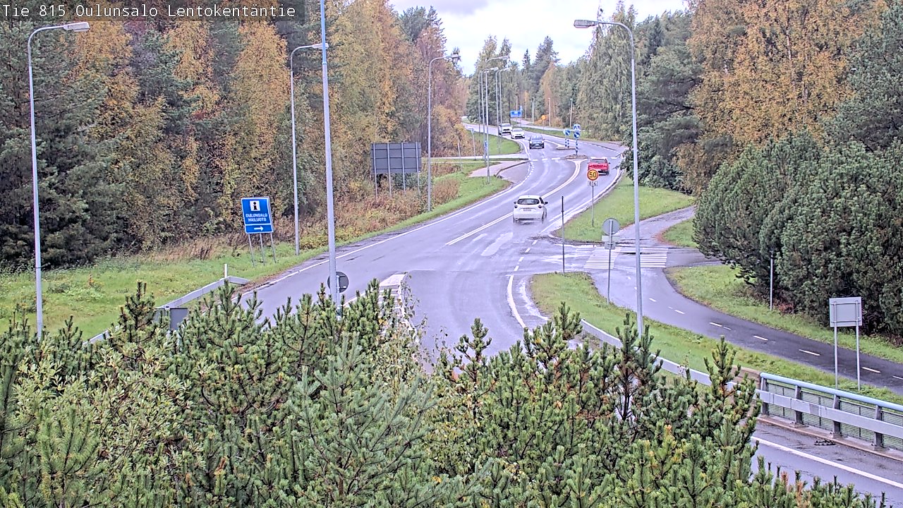 Kelikamerat Kuva Tie 816 Oulunsalo, Lentokentäntie, Oulu, Pohjois-Pohjanmaa