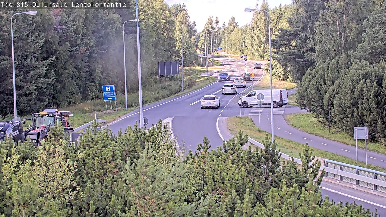 Kelikamerat Kuva Tie 816 Oulunsalo, Lentokentäntie, Oulu, Pohjois-Pohjanmaa