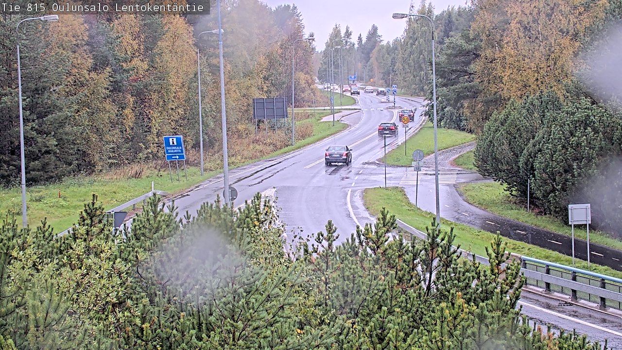 Weather Camera Image Road 816 Oulunsalo, Lentokentäntie, Oulu, Pohjois-Pohjanmaa