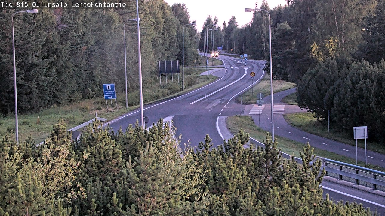 Kelikamerat Kuva Tie 816 Oulunsalo, Lentokentäntie, Oulu, Pohjois-Pohjanmaa