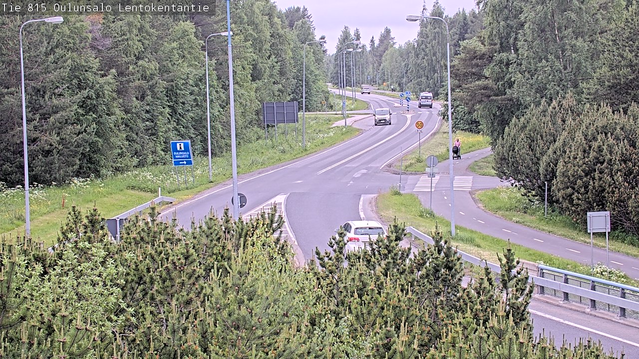Kelikamerat Kuva Tie 816 Oulunsalo, Lentokentäntie, Oulu, Pohjois-Pohjanmaa
