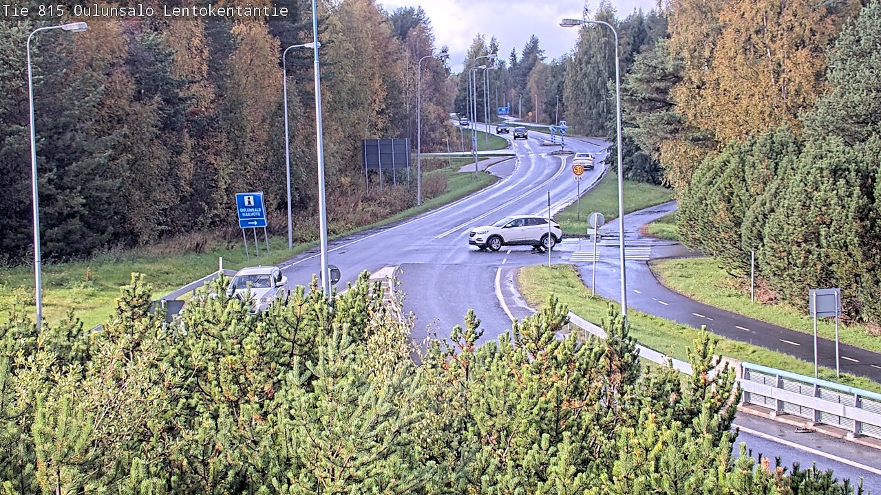 Kelikamerat Kuva Tie 816 Oulunsalo, Lentokentäntie, Oulu, Pohjois-Pohjanmaa