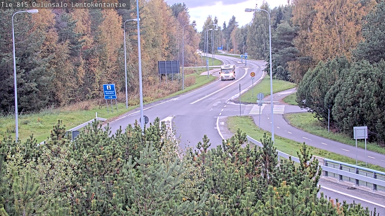 Kelikamerat Kuva Tie 816 Oulunsalo, Lentokentäntie, Oulu, Pohjois-Pohjanmaa