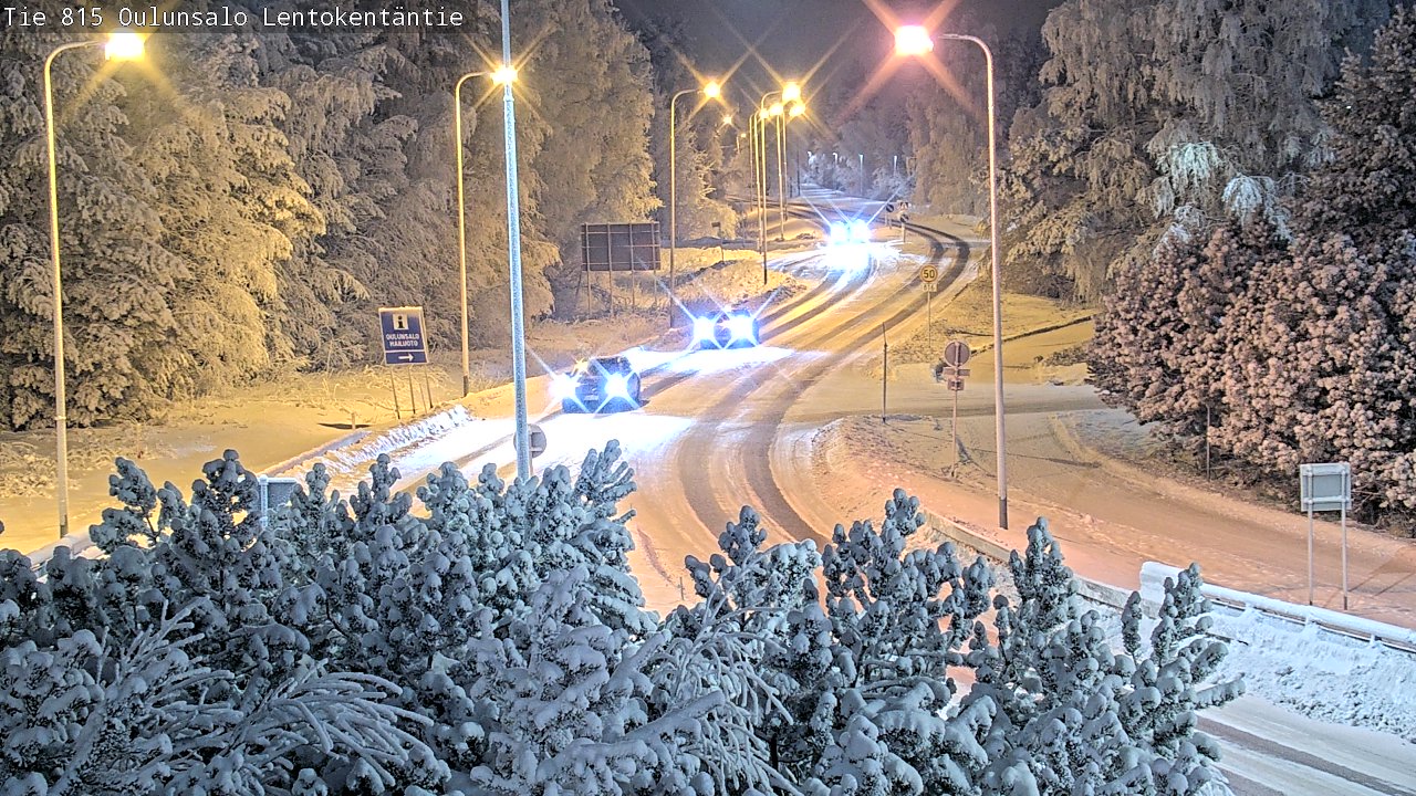 Weather Camera Image Road 816 Oulunsalo, Lentokentäntie, Oulu, Pohjois-Pohjanmaa