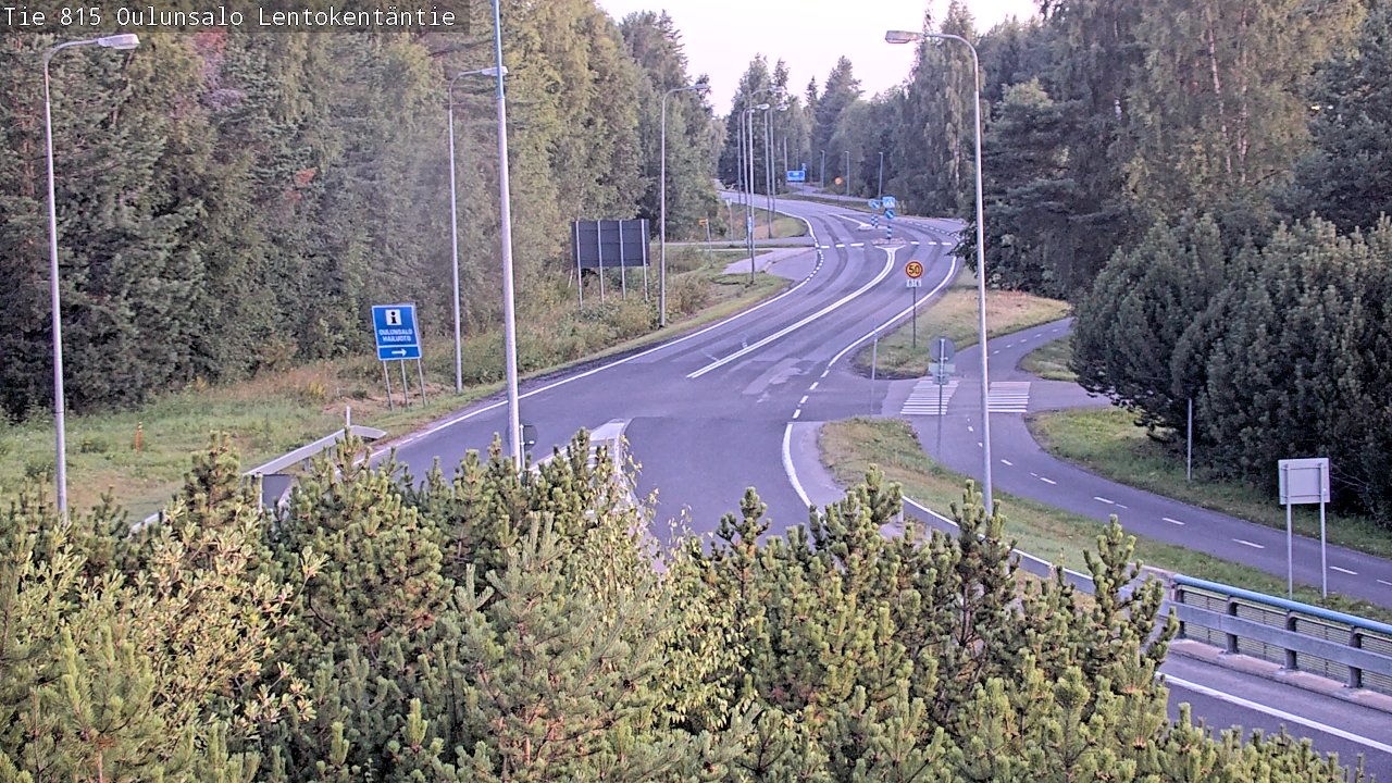 Kelikamerat Kuva Tie 816 Oulunsalo, Lentokentäntie, Oulu, Pohjois-Pohjanmaa
