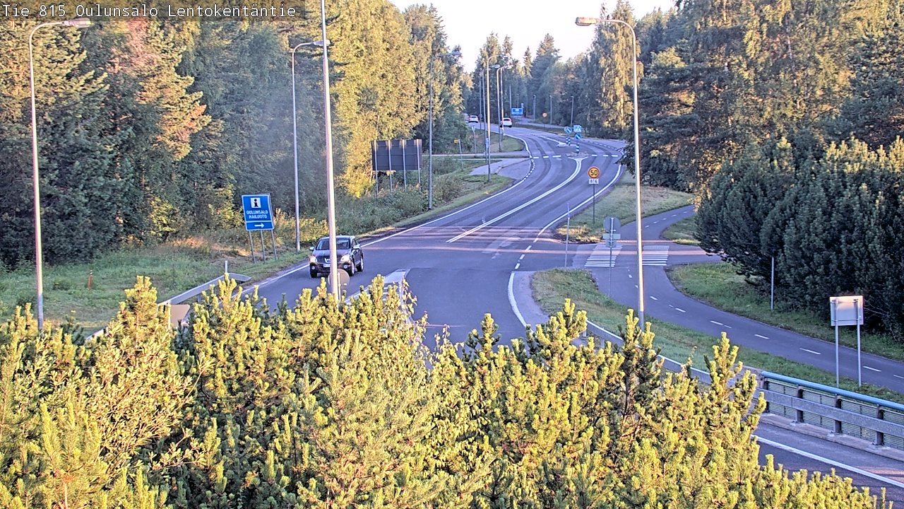 Weather Camera Image Road 816 Oulunsalo, Lentokentäntie, Oulu, Pohjois-Pohjanmaa
