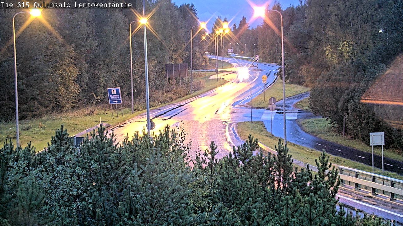 Kelikamerat Kuva Tie 816 Oulunsalo, Lentokentäntie, Oulu, Pohjois-Pohjanmaa