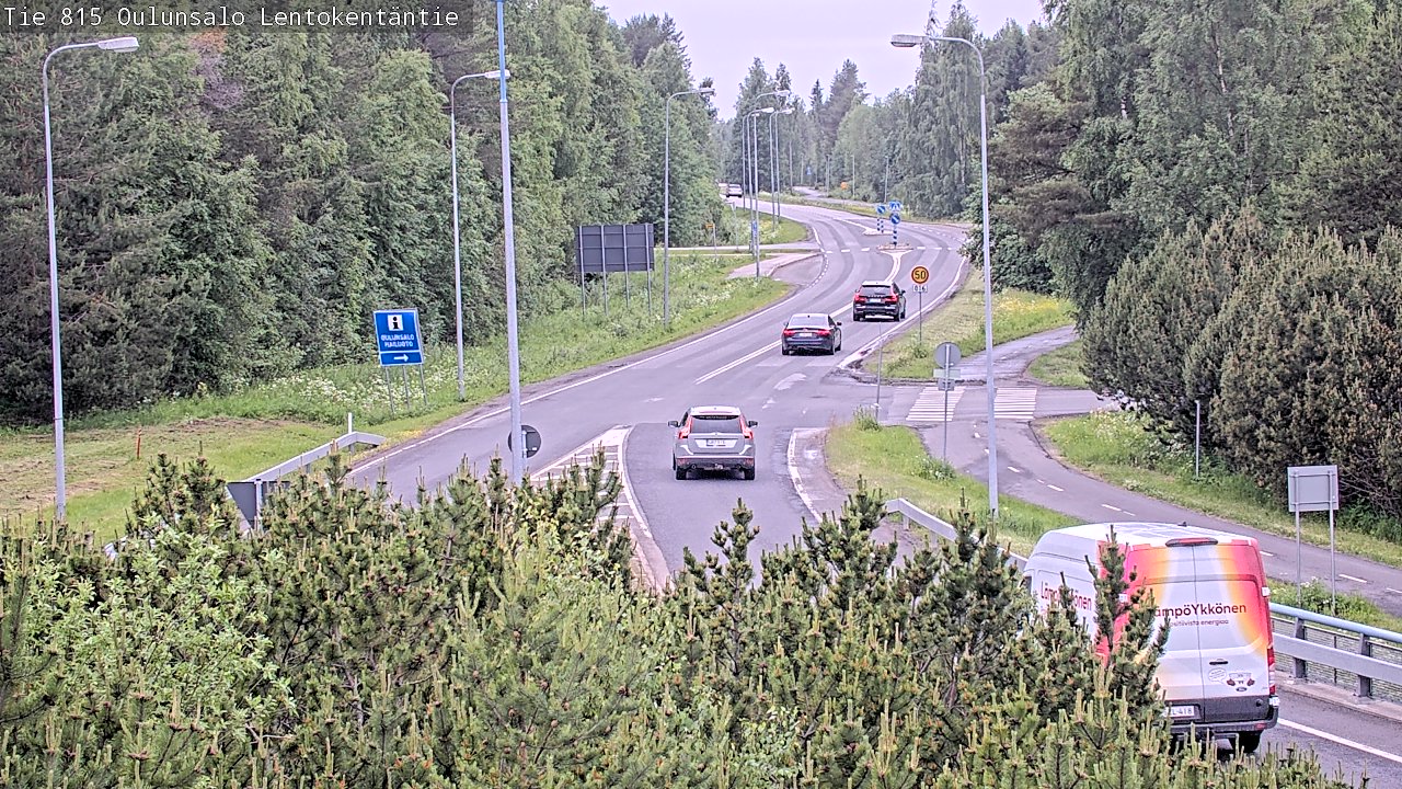 Kelikamerat Kuva Tie 816 Oulunsalo, Lentokentäntie, Oulu, Pohjois-Pohjanmaa