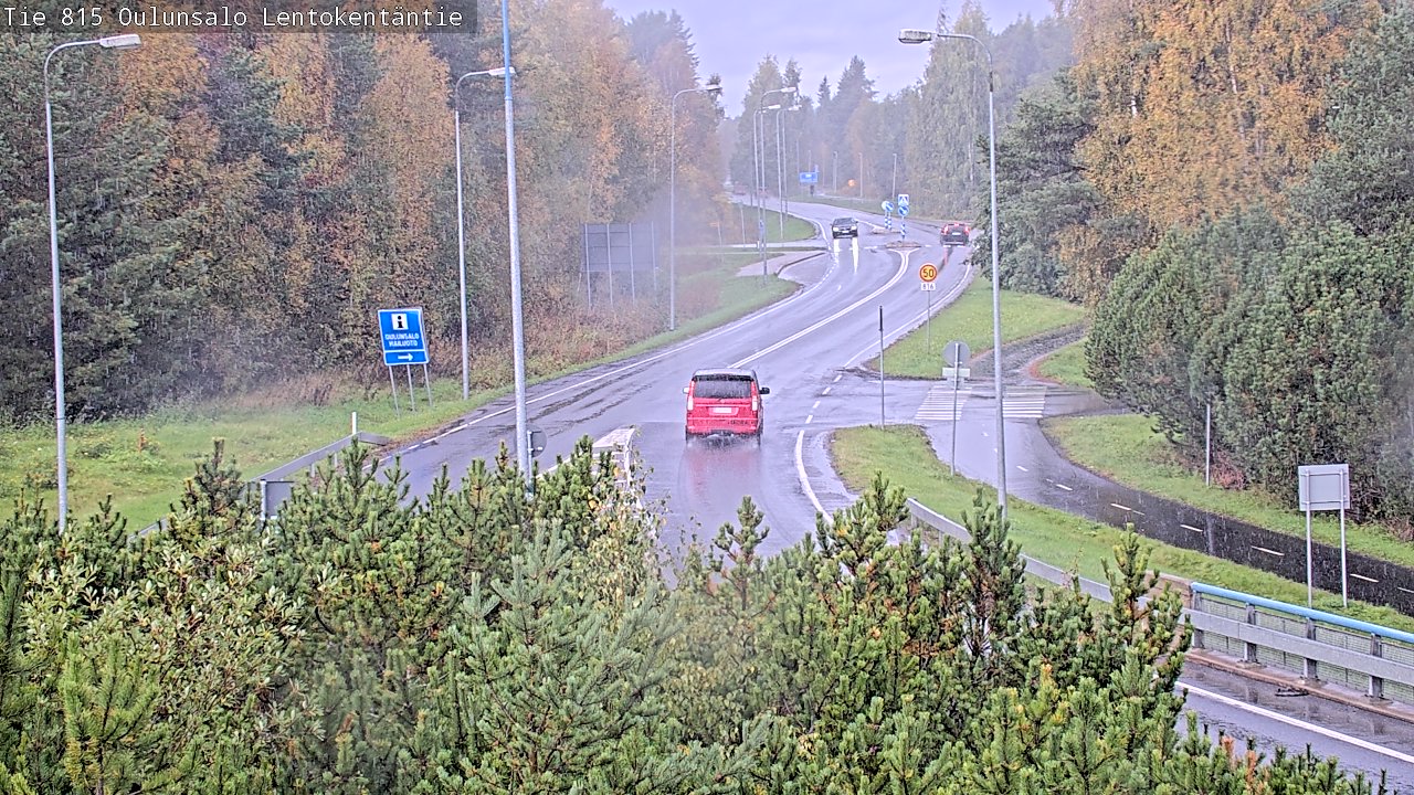 Kelikamerat Kuva Tie 816 Oulunsalo, Lentokentäntie, Oulu, Pohjois-Pohjanmaa