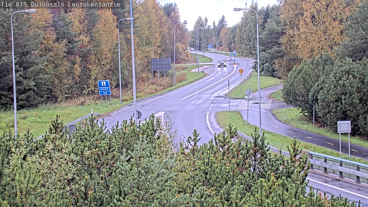 Kelikamerat Kuva Tie 816 Oulunsalo, Lentokentäntie, Oulu, Pohjois-Pohjanmaa
