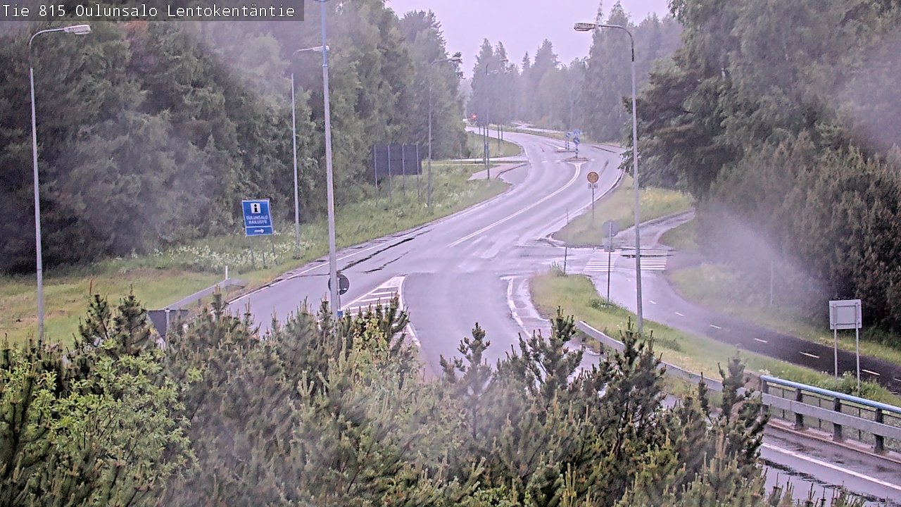 Kelikamerat Kuva Tie 816 Oulunsalo, Lentokentäntie, Oulu, Pohjois-Pohjanmaa