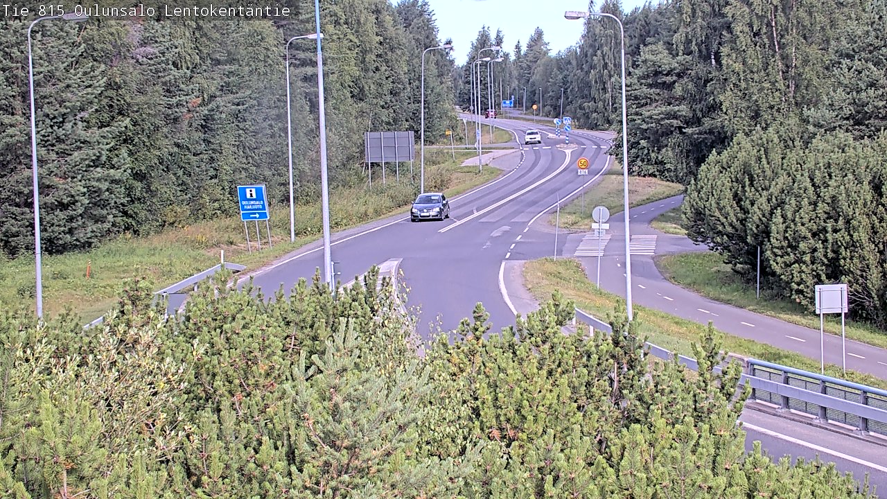 Weather Camera Image Road 816 Oulunsalo, Lentokentäntie, Oulu, Pohjois-Pohjanmaa