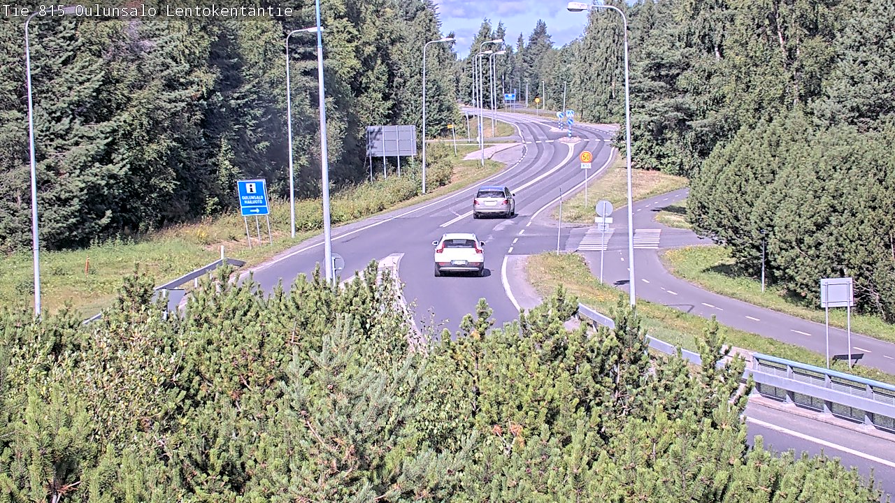Kelikamerat Kuva Tie 816 Oulunsalo, Lentokentäntie, Oulu, Pohjois-Pohjanmaa