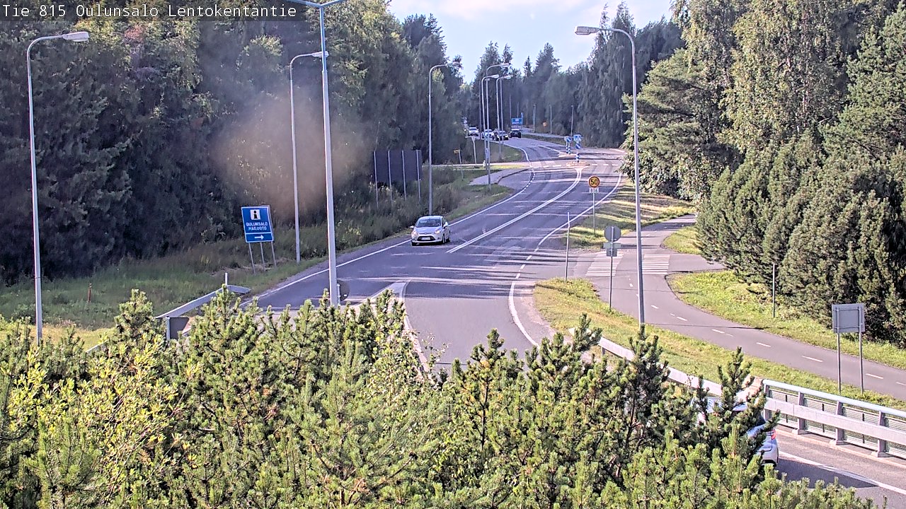Kelikamerat Kuva Tie 816 Oulunsalo, Lentokentäntie, Oulu, Pohjois-Pohjanmaa