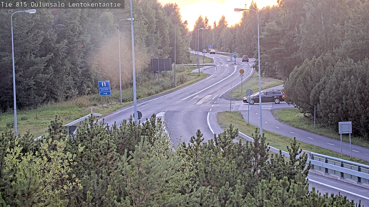 Kelikamerat Kuva Tie 816 Oulunsalo, Lentokentäntie, Oulu, Pohjois-Pohjanmaa