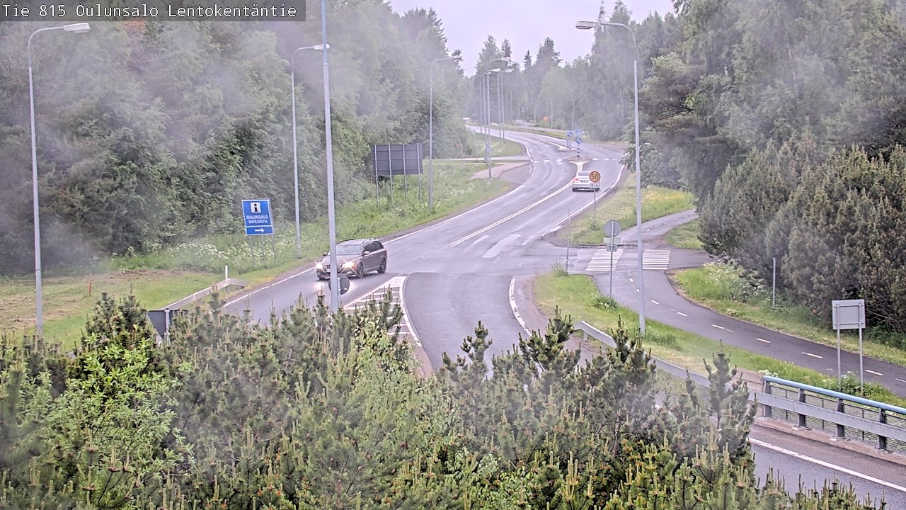 Kelikamerat Kuva Tie 816 Oulunsalo, Lentokentäntie, Oulu, Pohjois-Pohjanmaa