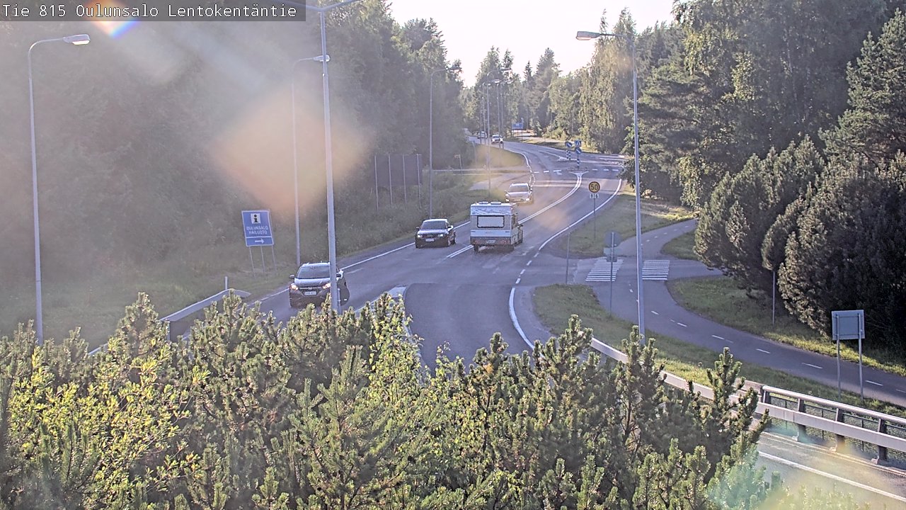 Kelikamerat Kuva Tie 816 Oulunsalo, Lentokentäntie, Oulu, Pohjois-Pohjanmaa