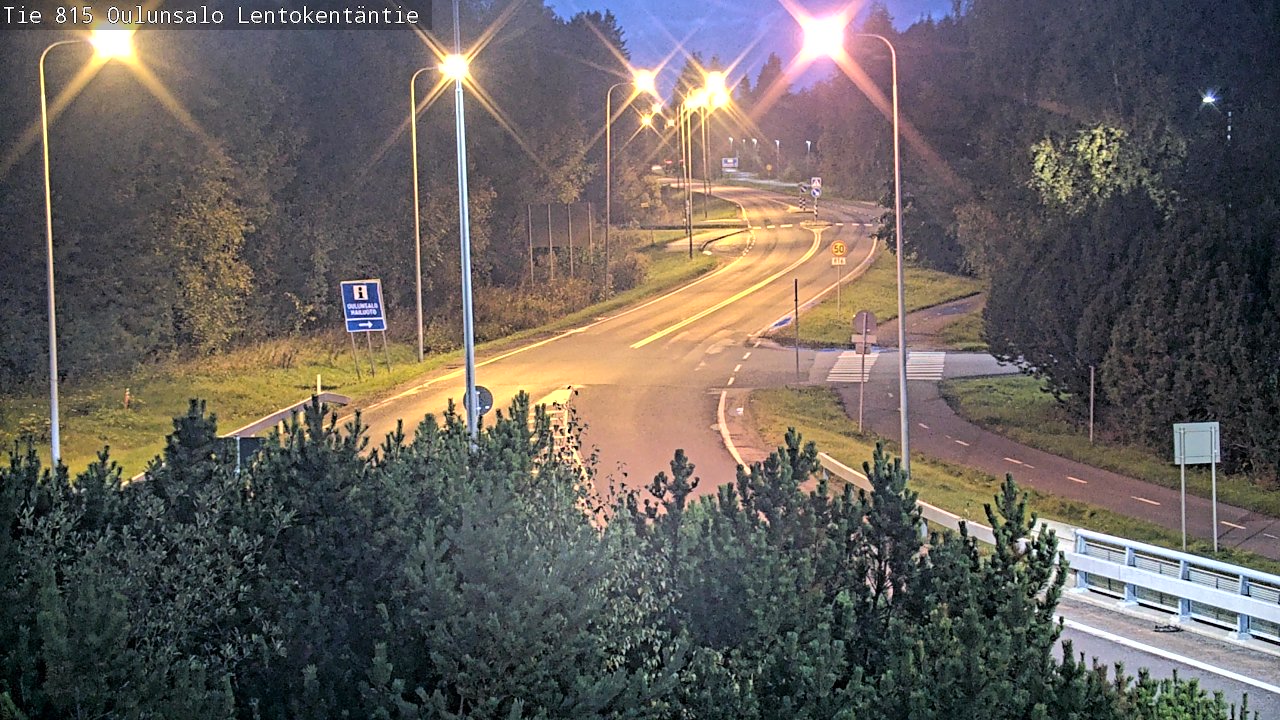 Kelikamerat Kuva Tie 816 Oulunsalo, Lentokentäntie, Oulu, Pohjois-Pohjanmaa