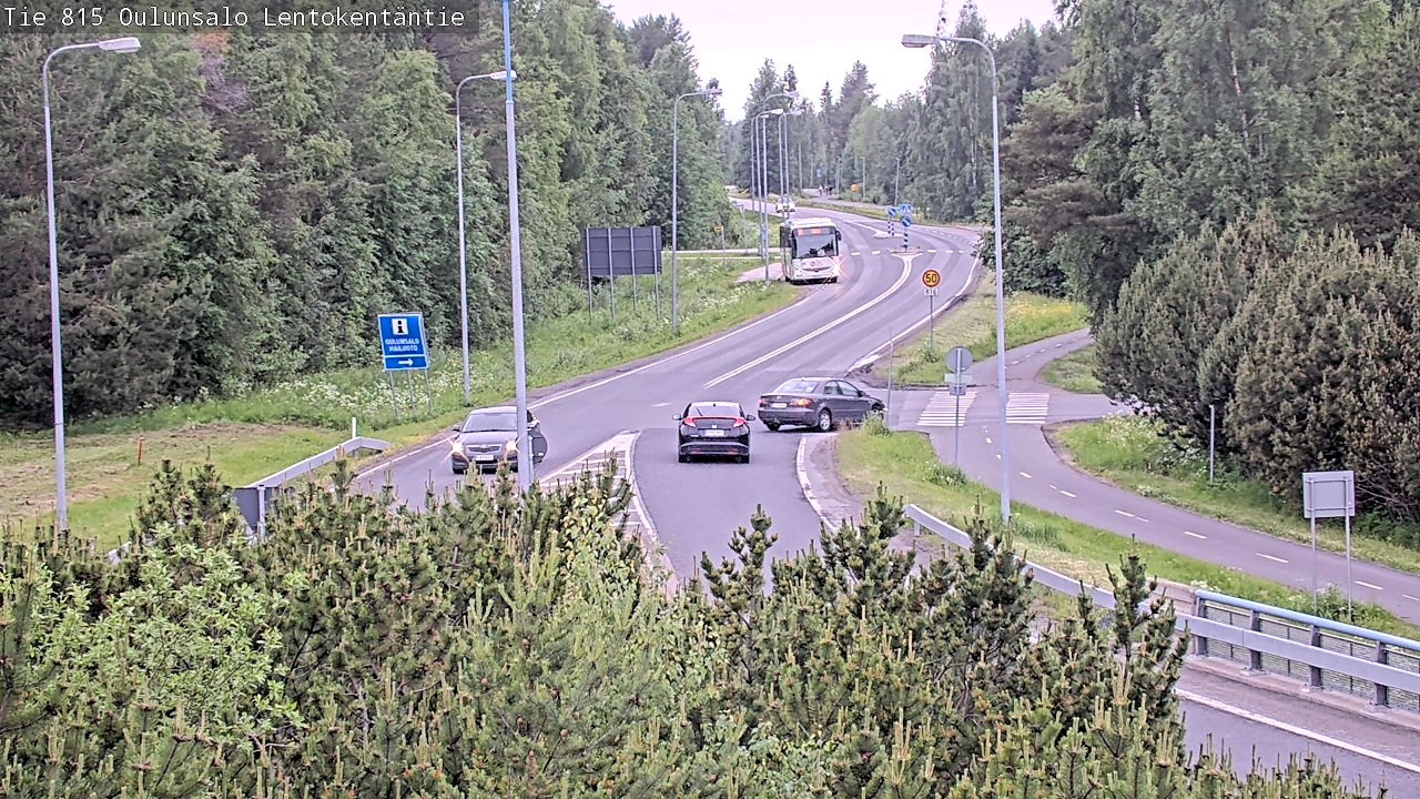 Kelikamerat Kuva Tie 816 Oulunsalo, Lentokentäntie, Oulu, Pohjois-Pohjanmaa