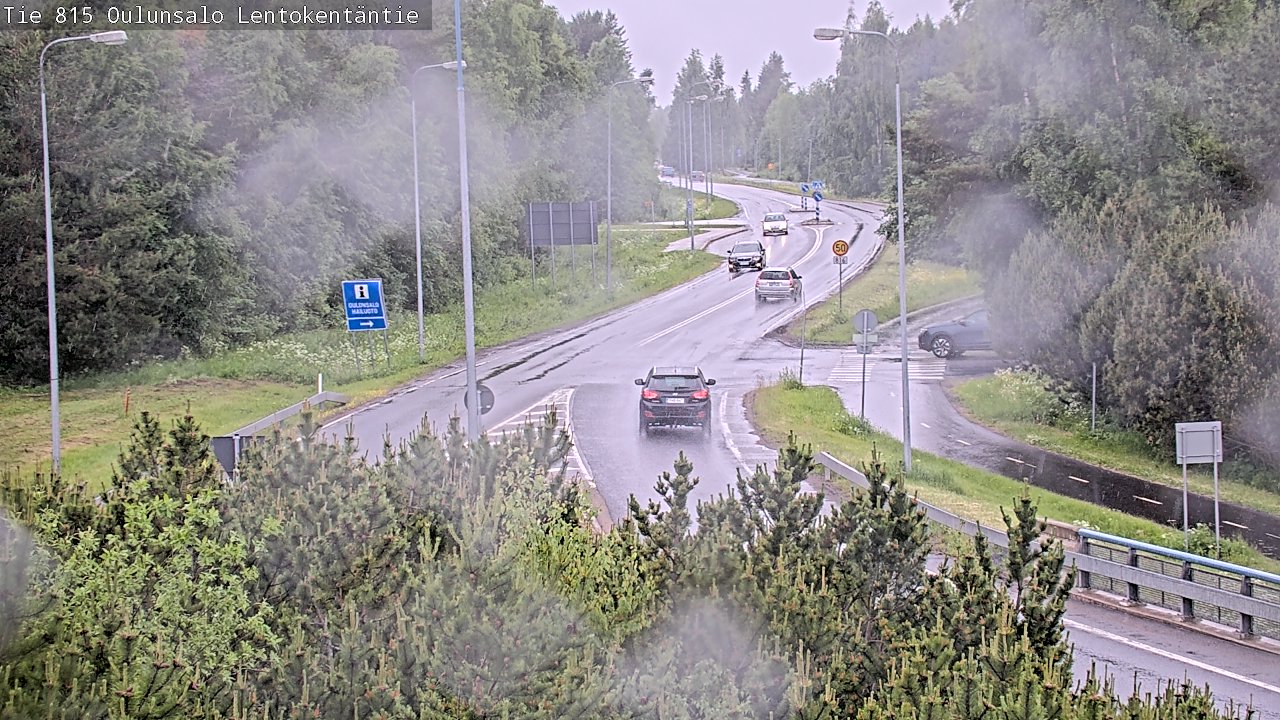Kelikamerat Kuva Tie 816 Oulunsalo, Lentokentäntie, Oulu, Pohjois-Pohjanmaa