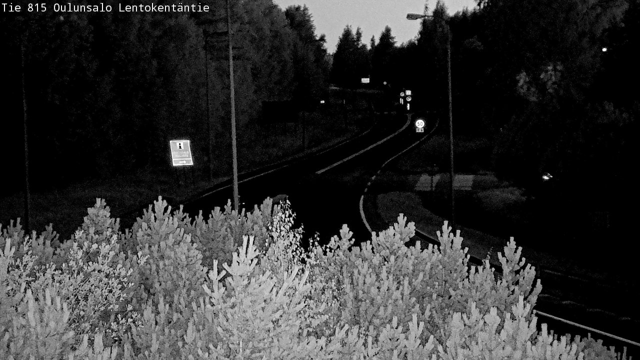 Kelikamerat Kuva Tie 816 Oulunsalo, Lentokentäntie, Oulu, Pohjois-Pohjanmaa