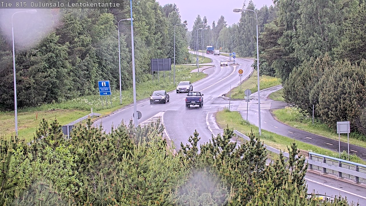 Kelikamerat Kuva Tie 816 Oulunsalo, Lentokentäntie, Oulu, Pohjois-Pohjanmaa