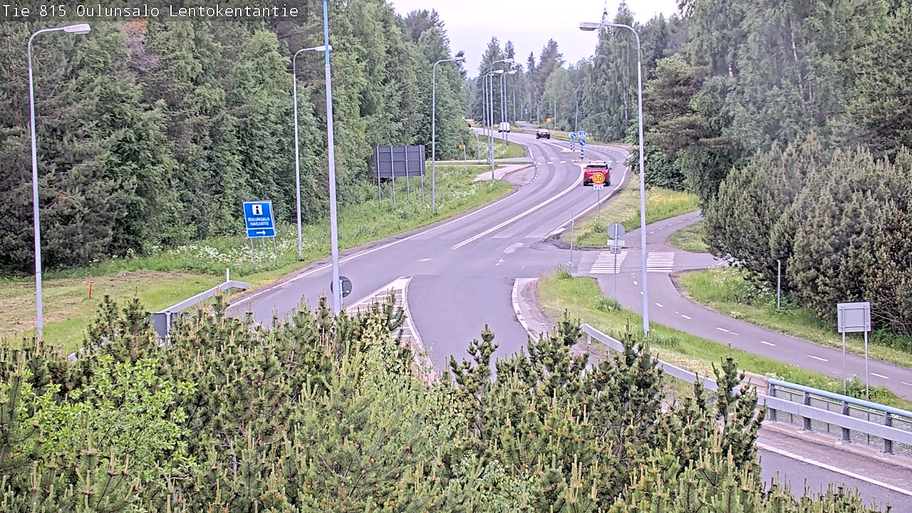 Kelikamerat Kuva Tie 816 Oulunsalo, Lentokentäntie, Oulu, Pohjois-Pohjanmaa