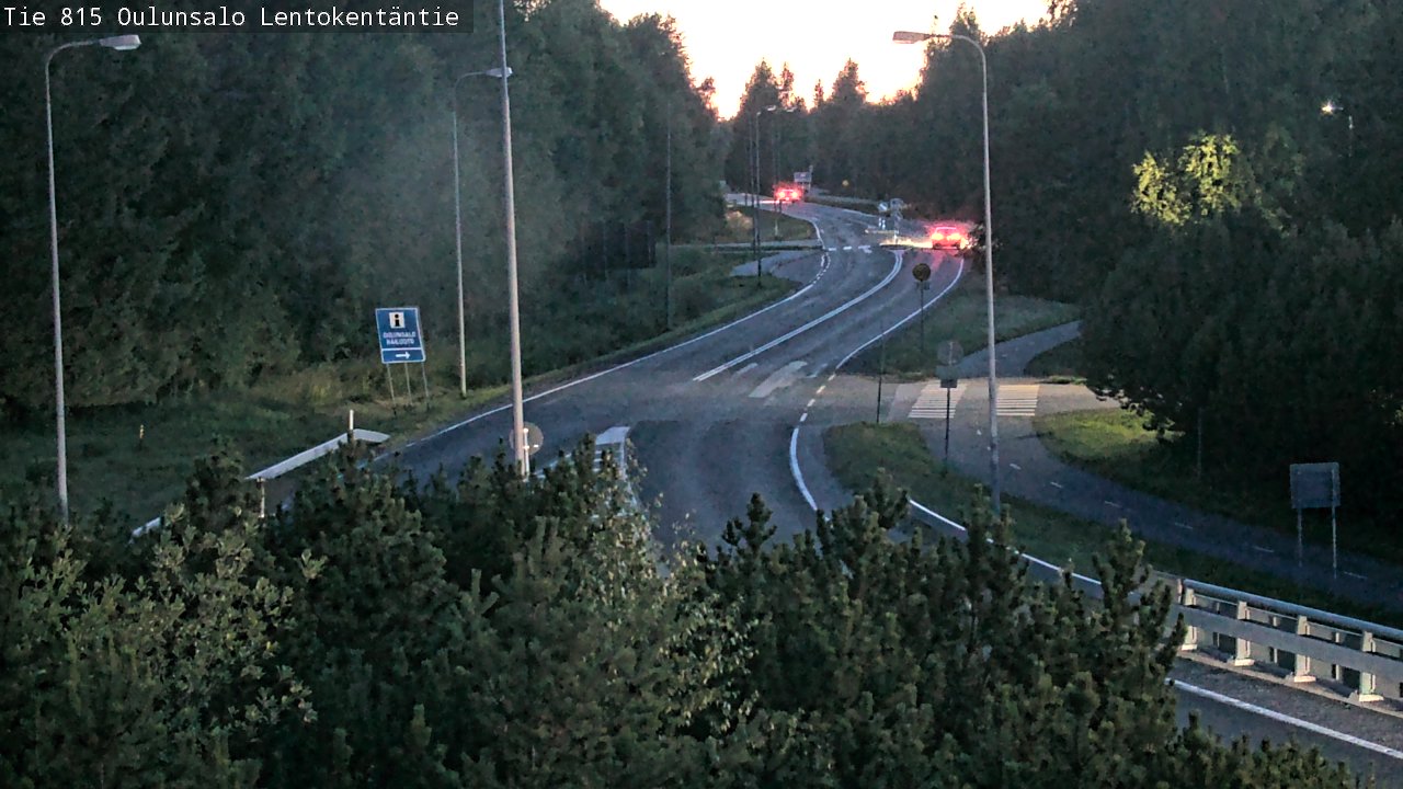 Kelikamerat Kuva Tie 816 Oulunsalo, Lentokentäntie, Oulu, Pohjois-Pohjanmaa