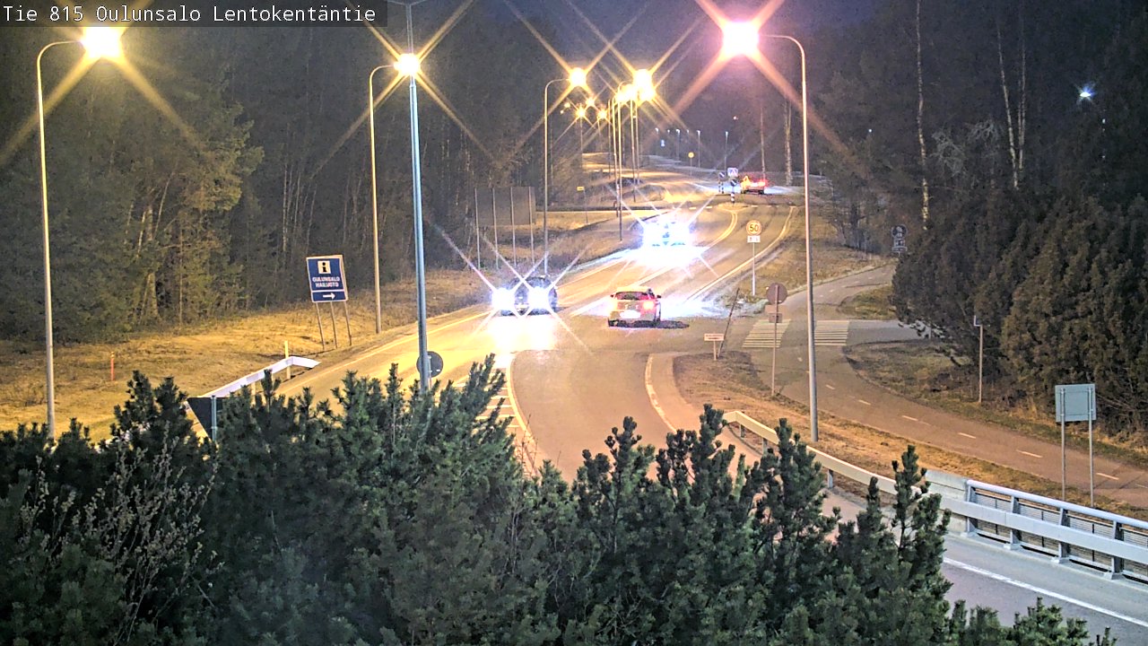 Weather Camera Image Road 816 Oulunsalo, Lentokentäntie, Oulu, Pohjois-Pohjanmaa