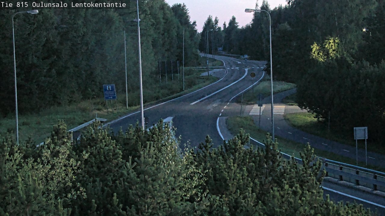 Kelikamerat Kuva Tie 816 Oulunsalo, Lentokentäntie, Oulu, Pohjois-Pohjanmaa