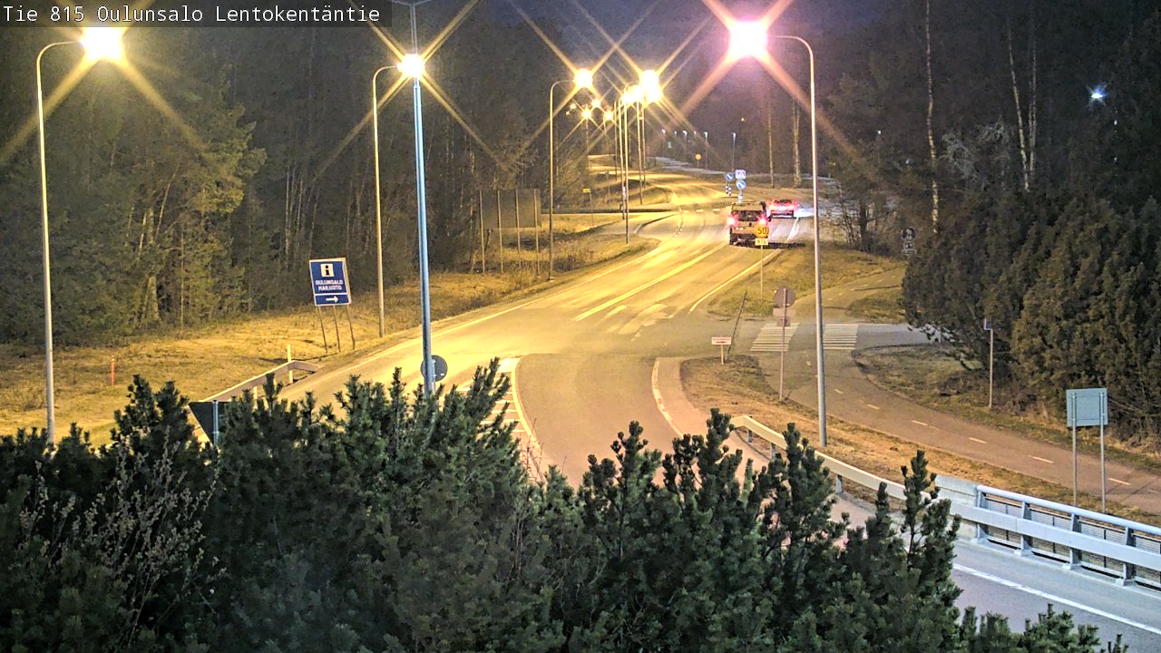 Weather Camera Image Road 816 Oulunsalo, Lentokentäntie, Oulu, Pohjois-Pohjanmaa