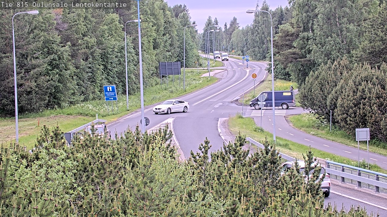Kelikamerat Kuva Tie 816 Oulunsalo, Lentokentäntie, Oulu, Pohjois-Pohjanmaa