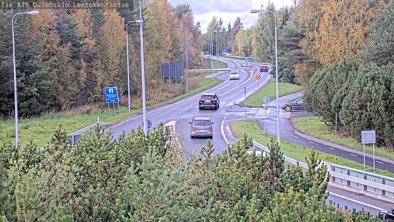 Kelikamerat Kuva Tie 816 Oulunsalo, Lentokentäntie, Oulu, Pohjois-Pohjanmaa