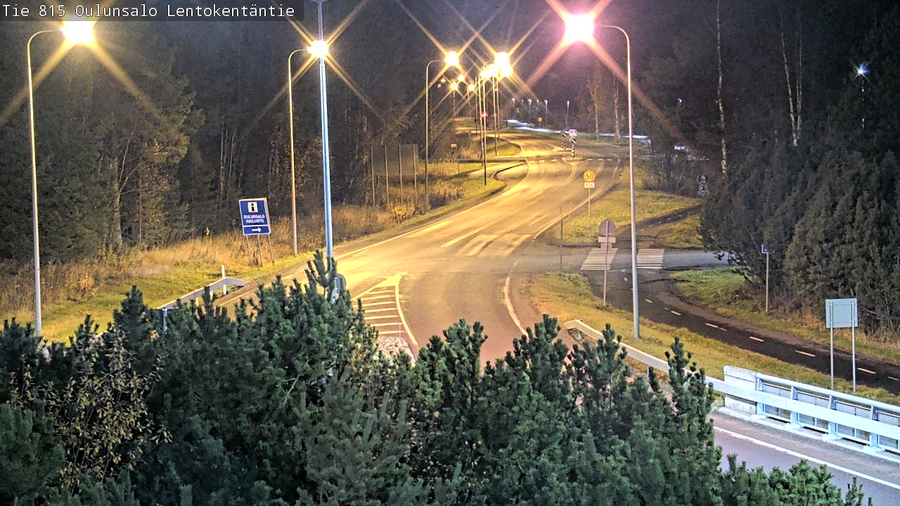 Kelikamerat Kuva Tie 816 Oulunsalo, Lentokentäntie, Oulu, Pohjois-Pohjanmaa